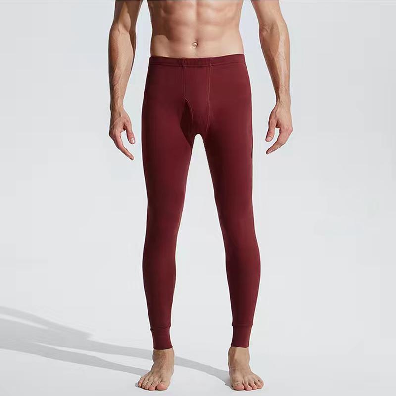 Men Winter Thermal Underwear Male Warm Autumn Tight Pants Thicken Windproof Comfortable Soft Lining High Elasticity Wearable Versatile Spring Pajamas