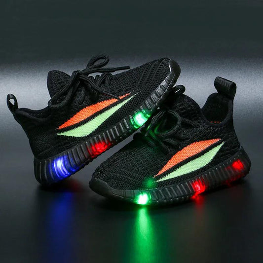 Size 21-30 Children's Led Shoes Boys Girls Lighted Sneakers Glowing Shoes for Kid Sneakers Boys Baby Sneakers with Luminous Sole