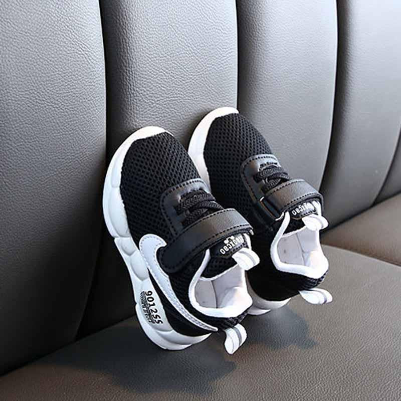 21-30 Child Low-top Mesh Sneakers Parents Kids Breathable Basketball Shoes Lightweight Running Shoes Wear-resistant Deodorant Girl Shoes