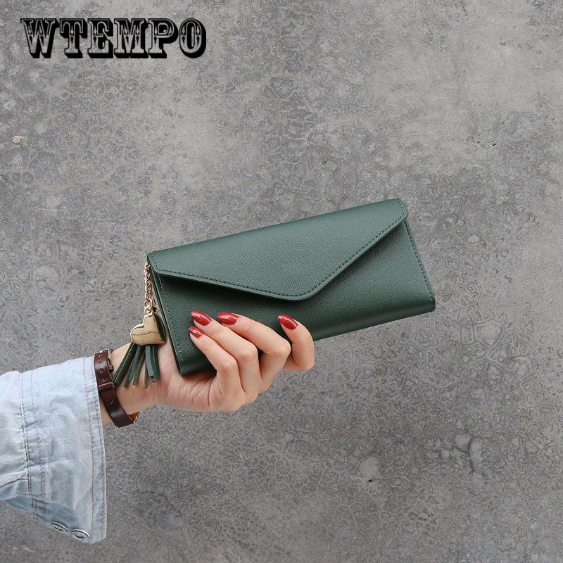 Women Wallets  Women's Long Design Purse Female Card Holder Long Lady  Purse Money Bag