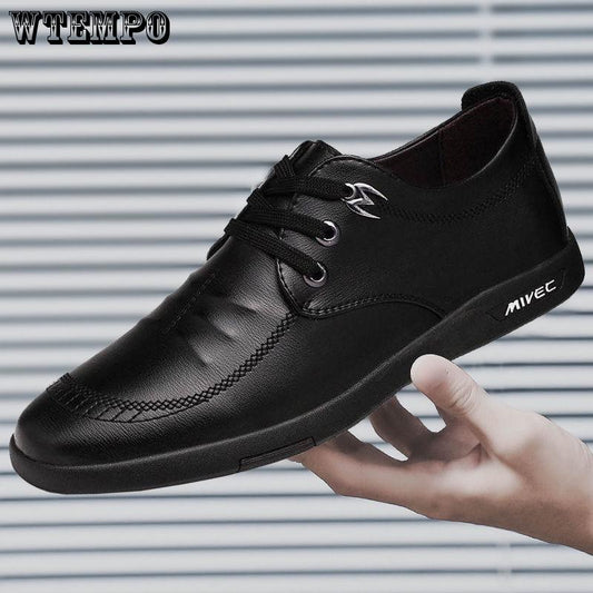 Casual Shoes Genuine Leather Flats Slip On High Quality Designer Shoes Men Sneakers Footwear