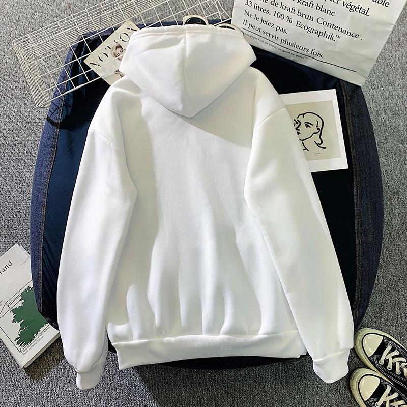 Fashion Hoodies for Women Solid Oversized Streetwear Hip Hop Pullover Sweatshirts Autumn Winter Cotton Casual Hoodies Tops Clothes Ladies