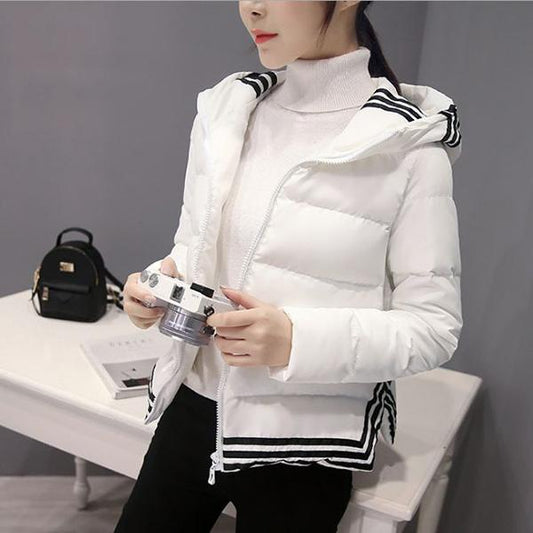 Winter Women's Short Down Padded Jacket Thick Slim-fitting Padded Jacket Student Korean Version of Bread Jacket