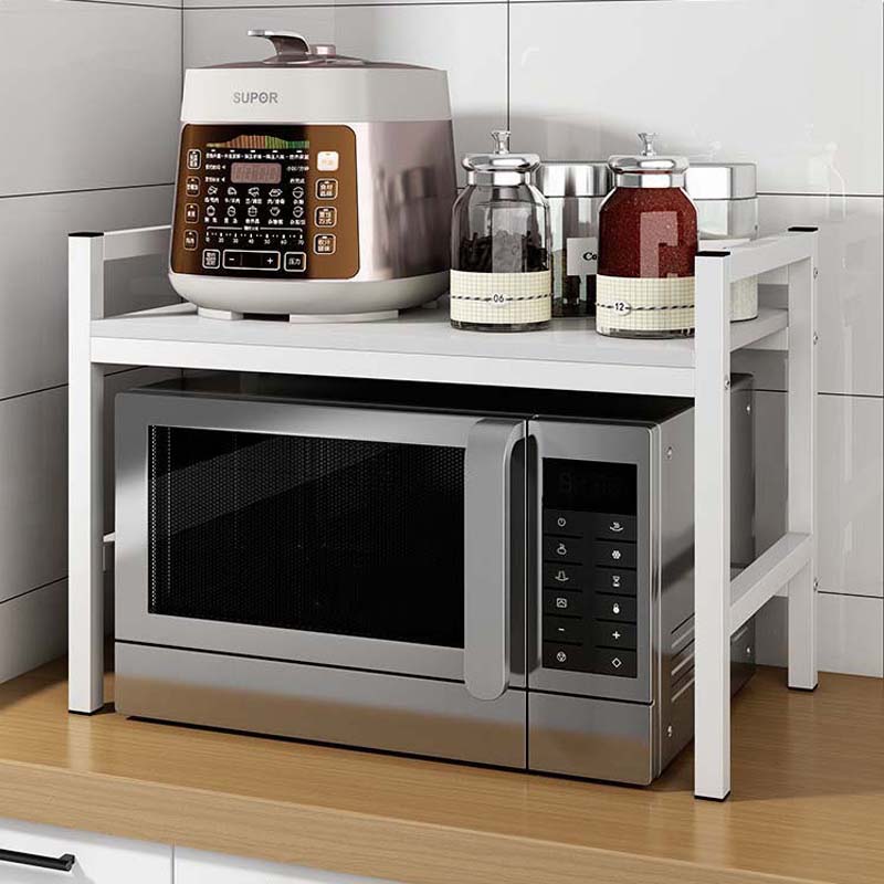 Kitchen Microwave Stove Housing Oven Shelf Home Double-layer Table Multi-function Desktop Storage Rack