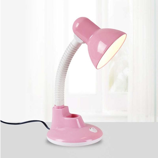 (Replaceable Bulb) Plug-in LED Eye Protection Small Desk Lamp Children Students Learning Writing Desk Lamp Eye Protection Reading Lamp