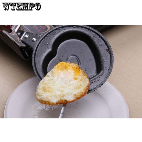 Pans 12cm Non-stick Cookware Love Egg Ham Frying Pan