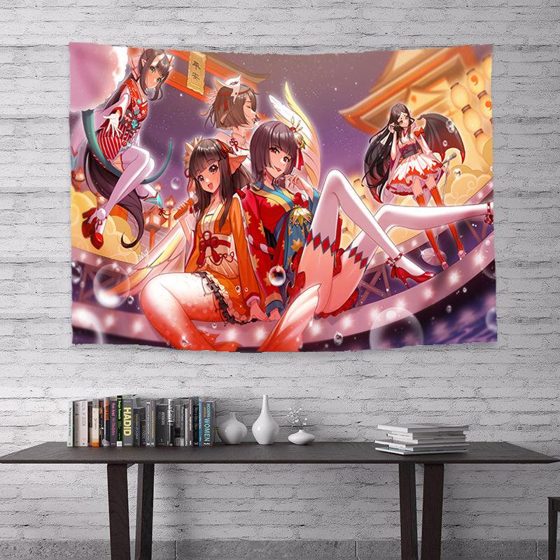 Anime Background Tapestry Dormitory Bedside Must-have Wall Cloth Household Room Decoration Hanging Cloth