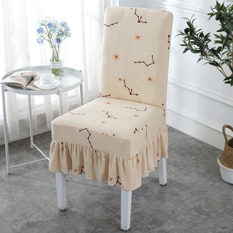 Dining Chair Cover Spandex Elastic Pastoral Print Modern Slipcovers Furniture Cover Kitchen Wedding housse de chaise 1PC