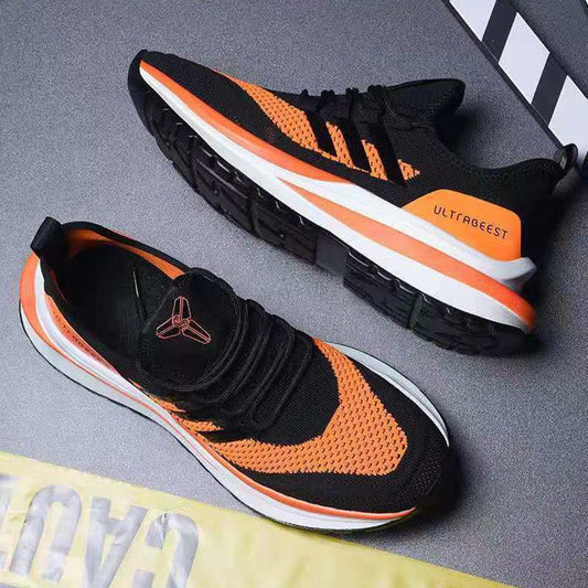 Breathable Sports Casual Men's Shoes Trendy Korean All-match Shoes Running Student Non-slip Sneakers