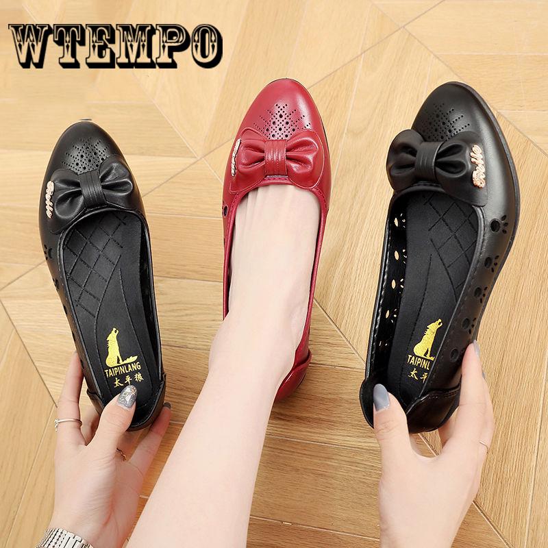 Shoes Women Genuine Leather Flat Moccasins Loafers Casual Slip Driving Fashion Ballet Boat Shoes