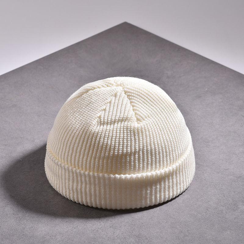 Knitted Hat Ladies Summer Thin Section Autumn and Winter Woolen Hat Male Landlord Hat Tide High Street Cold Hat