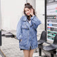 Denim Jacket Women Boyfriend Jean Coat Streetwear Harajuku Vintage Autumn Basic Coats Outerwear