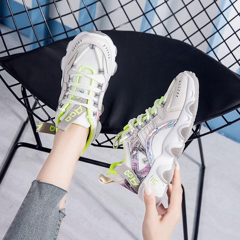 Spring Summer All-match Soft Sole Ladies Sneakers Casual Outdoor Running Shoes Women's Fashion Breathable Shoes