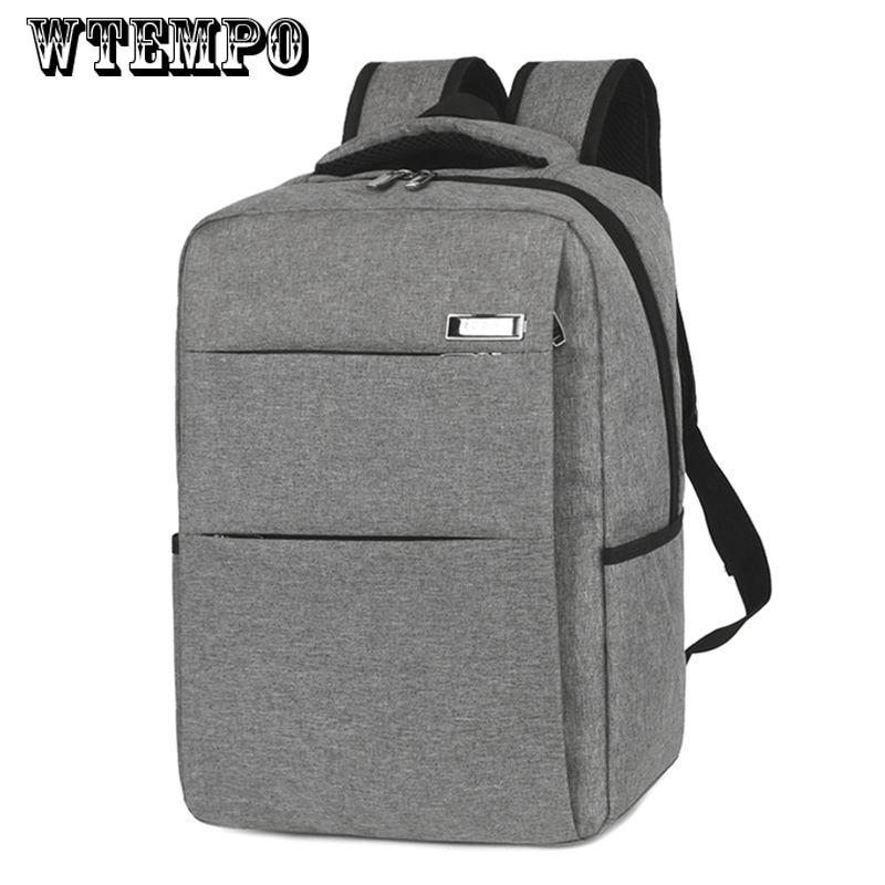 Fashion Zipper Open Bag Men's BackPack Laptop High Quality Designer Male Business Classic Bags