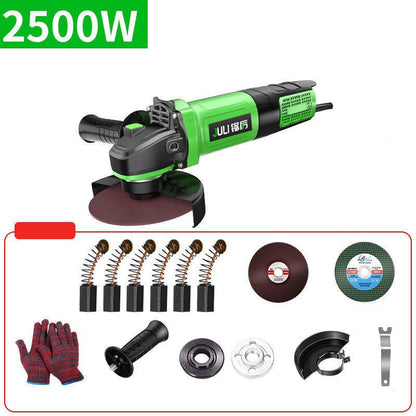 2500W Green Giant Powerful Angle Grinder Utility Set Cord Cutter Handheld Polisher 25500RPM Can Cut Metal Stone