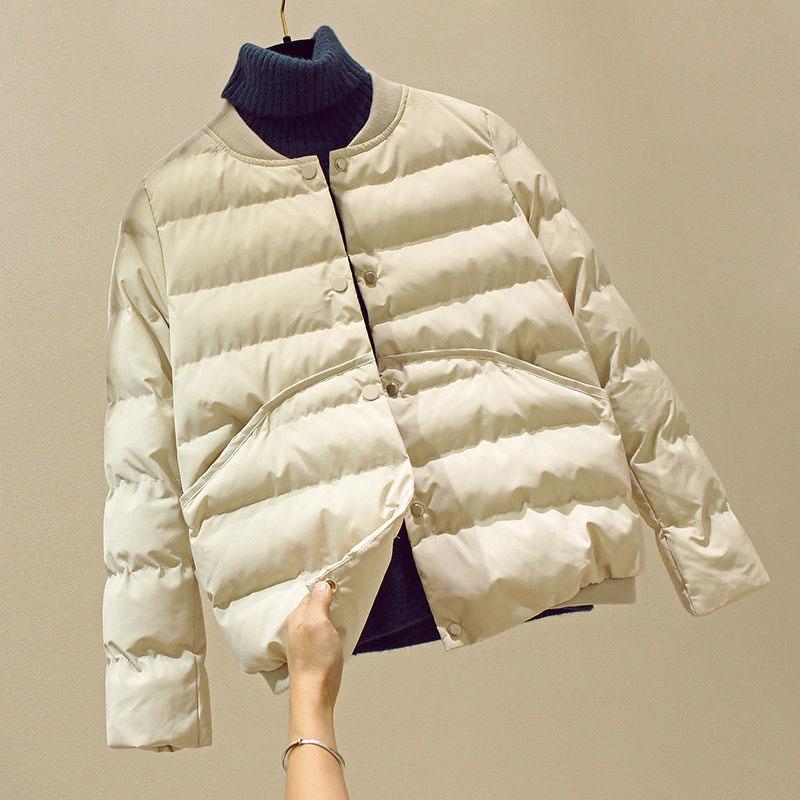 Women's Cotton-padded Jacket Autumn and Winter Korean Style Loose Wild Short Down Jacket Women