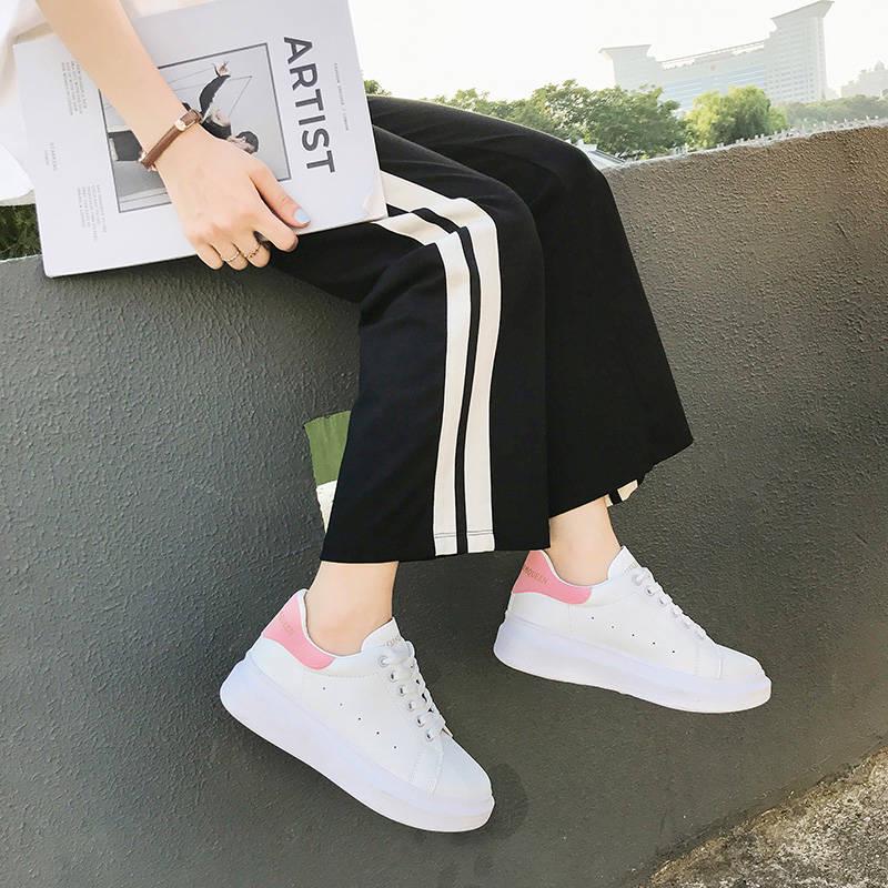 Women Sneakers Fashion Casual Shoes Woman Comfortable Breathable White Flats Sport Shoes