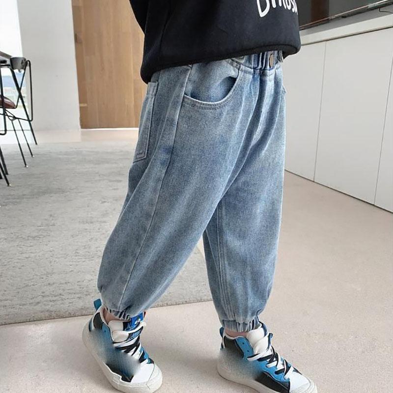 Children's Spring and Autumn Loose Jeans Trousers Children's Clothing Spring and Autumn Clothes Boys and Girls Casual Pants