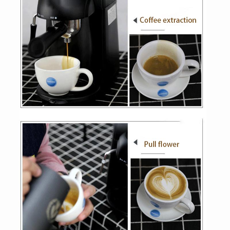 Pump Pressure Coffee Machine Household Espresso Machine Steam Milk Froth Small Mini Semi-automatic Fancy Coffee Machine