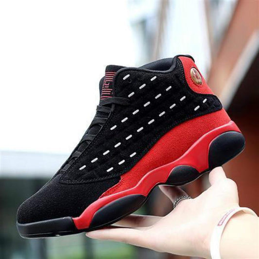 Men's shoes men's high-top basketball shoes Net red with the same wild shoes National style sneakers