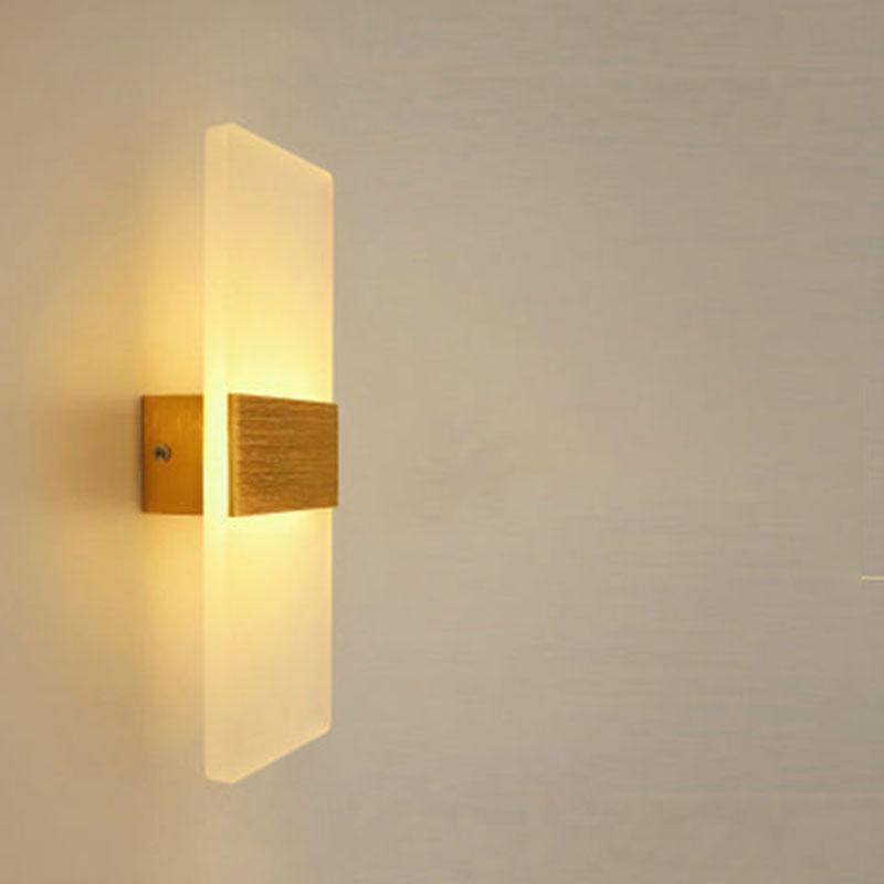 LED Wall lamp living room background bedroom corridor aisle wall lamp stairwell lamp bedside lamp