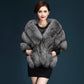 Autumn Winter Faux Fur Shawl Coat Women's Cheongsam Wedding Capes with  Slim Fit  Faux Fox Fur Warm Shawls and Wraps