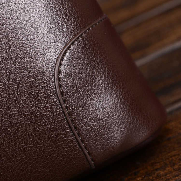 Men's Briefcase Genuine Leather Laptop Bag Men Leather Handbag Business Bag For Documents Bags