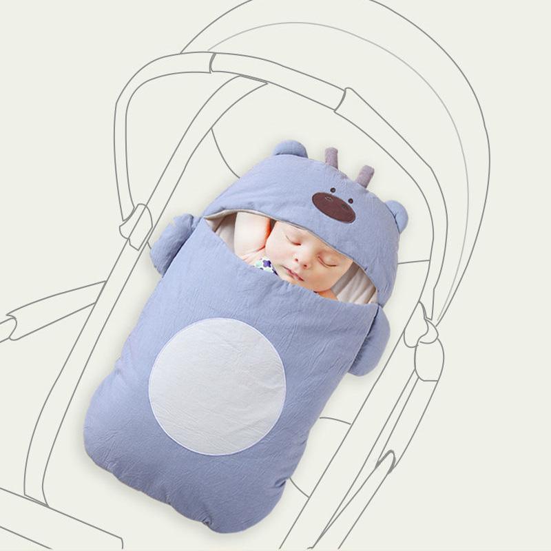 Baby Sleeping Bag Envelope Newborns Baby Cocoons Cartoon Soft Colored Cotton Diaper Cocoons for Newborns Sleep Baby Sleepsacks