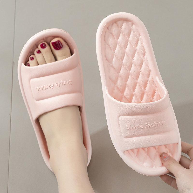 Sandals and Slippers Indoor Home Household Silent Bathroom Bathing Non-slip Soft Bottom Outer Slippers Light and Soft