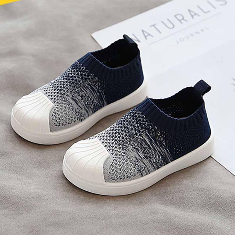 Summer Knitting Baby Toddler Shoes Sneakers Sandals Kids Breathable Basketball Shoes Lightweight Running Shoes Wear-resistant Deodorant Child Shoes