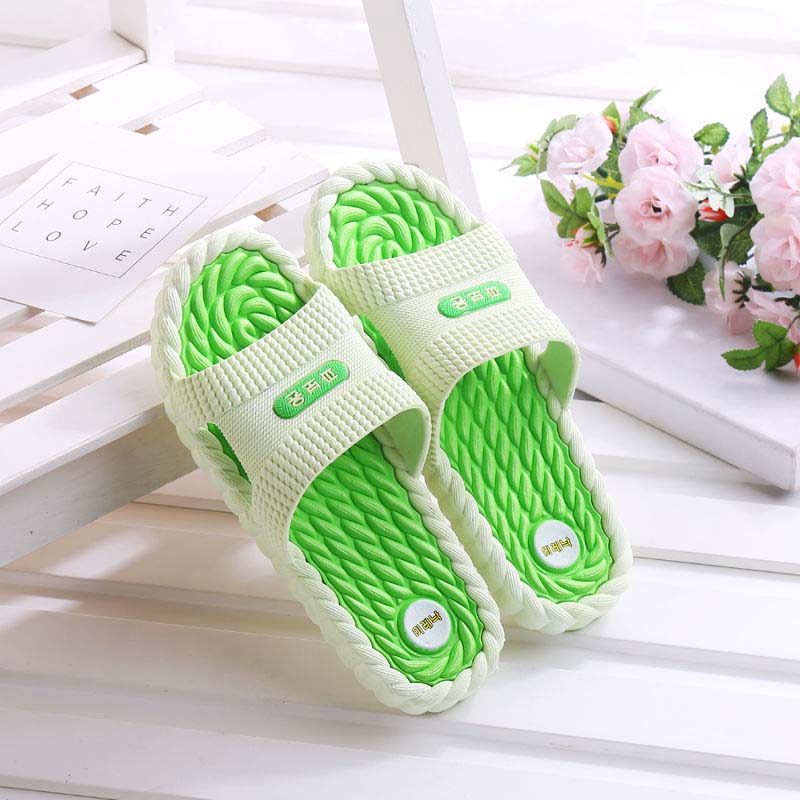 Deodorant Soft Super Non-slip Slippers Female Summer Home Household Couple Massage Bathroom Indoor Sandals and Slippers Female