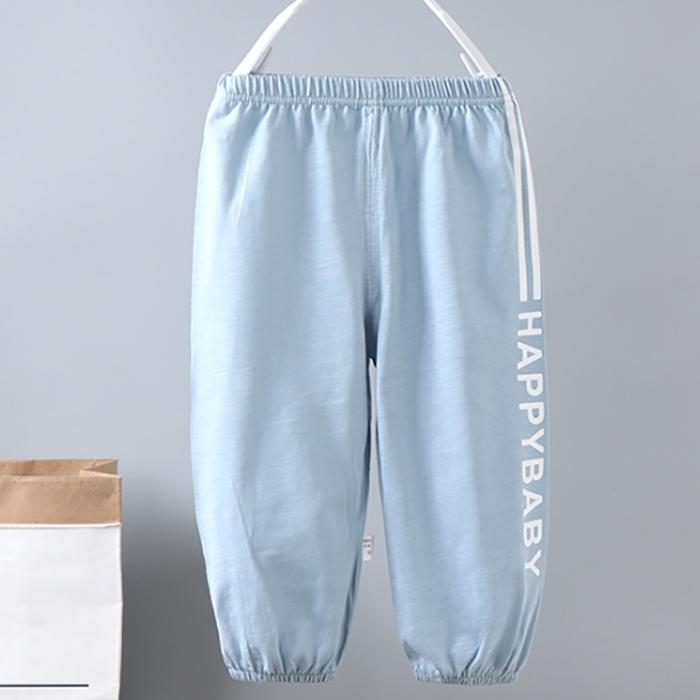 Summer Anti Mosquito Pants Children's Boys' and Girls' Pants Thin Baby Sports Pants Lantern Pants