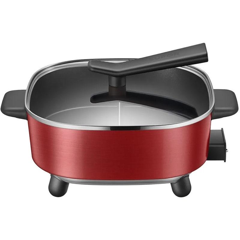 Multifunctional Electric Cooker Household Electric Pot Large-capacity Mandarin Duck Pot Electric Wok Skewers 5L Cookware