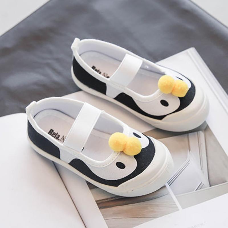 Canvas Shoes Kindergarten Indoor Shoes Cloth Shoes Non-slip Soft Bottom Little Princess Pedal