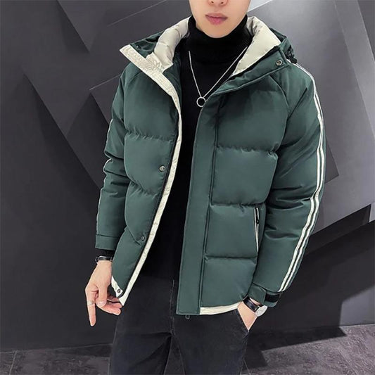 Cotton Jacket Men's Jacket Autumn and Winter Trend Thickening Down Tide Brand Winter Men's Cotton Jacket