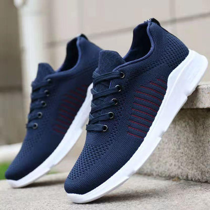 Men's Casual Sports Shoes Summer Breathable Running Shoes All-match Shoes Men's Net Shoes Light Old Shoes Old Beijing Net Shoes