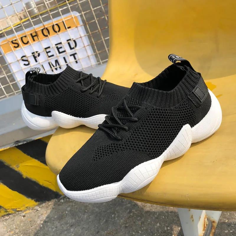 Women's Sports Shoes Mesh Breathable Shoes Women's Walking Shoes Women's Casual Outdoor Shoes Stretch Socks Shoes