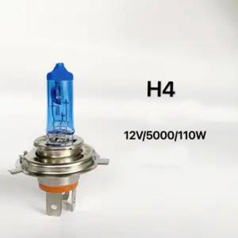 2pcs Xenon Halogen Car Bulb 12V100W H4 High Beam and Low Beam Integrated H3 H1 H7 Fog Lamp Car Headlight Super Bright Spotlight