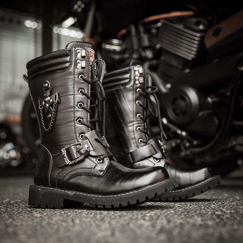 Martin Boots Men's Boots Autumn Winter Boots Men's Waterproof High Boots Men's Motorcycle Boots