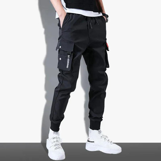 Pants Men's Trendy Brand Overalls Men's Loose Nine-point Pants Male Students Trendy Feet Large Size Casual Pants