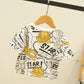 Children's T-shirt Full-print Short-sleeved Baby Children's Summer 2021 1-5 Boys Girls Tops Baby Half-sleeved Shirt