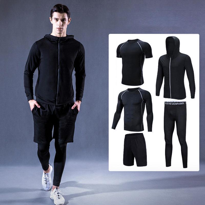 Men's Sportswear Compression Sport Suits Quick Dry Running Sports Joggers Training Gym Fitness