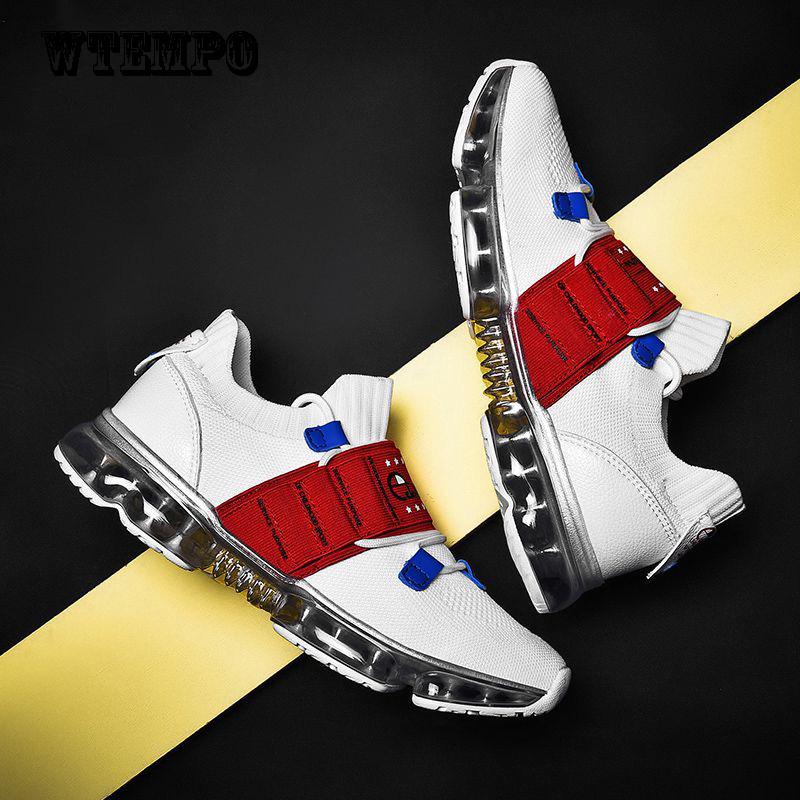 WTEMPO Men's Shoes  Air Cushion Running Shoes Trend Basketball Shoes Summer Sports Shoes