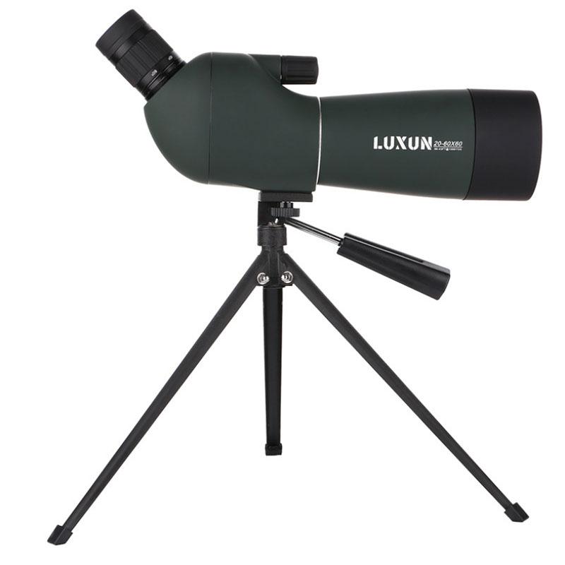 Telescope 20-60x60 Spotting Scope Monocular Powerful Binoculars Bak4 Prism FMC Lens Waterproof W/ Tripod for Hunting