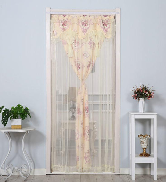 Lace Double Gauze Curtain Four Seasons Universal Living Room Bedroom Mosquito Decorative Curtain