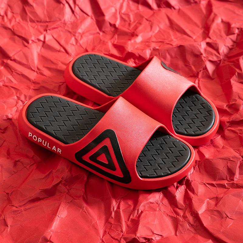 Trendy Home Men's Slippers Summer Fashion Korean Personality Couple Sandals Men's Beach Flip Flops