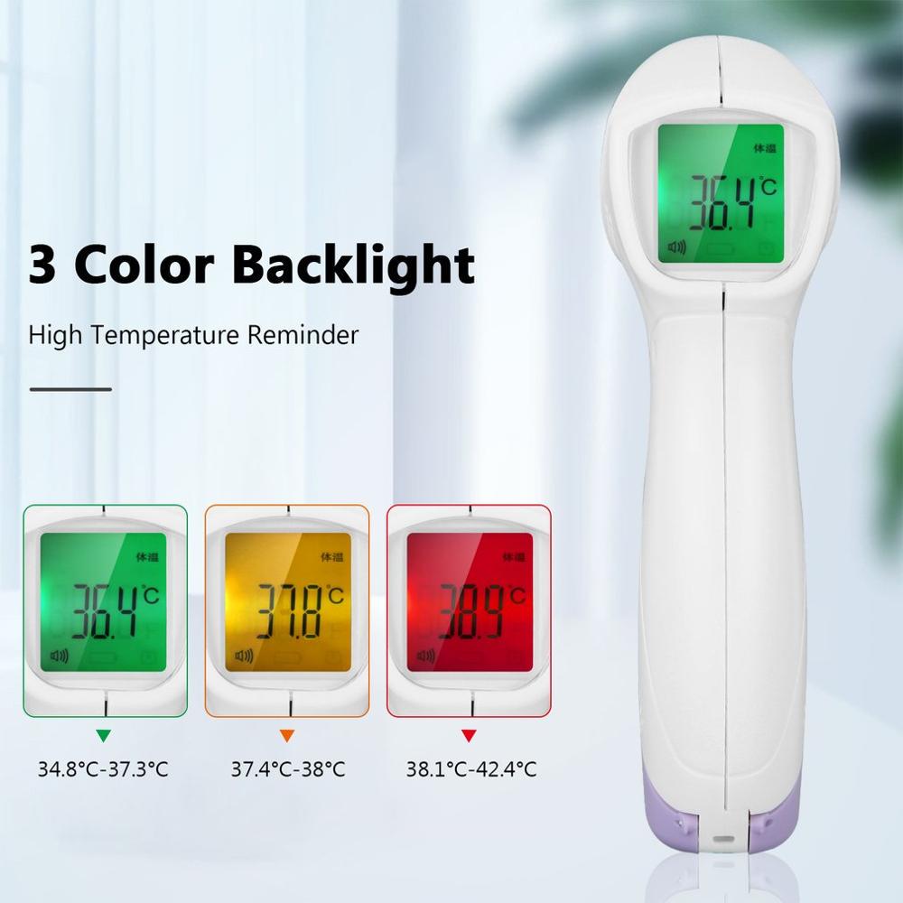 Digital IR Infrared Thermometer Non-contact Ear Forehead Object Thermometer for Baby Adult LCD