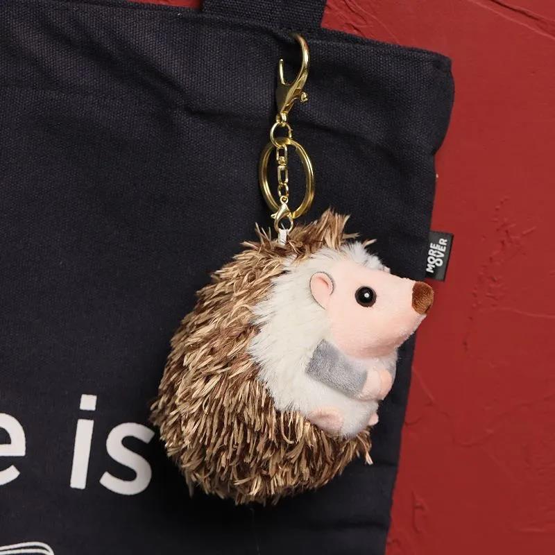 Japanese Little Hedgehog Plush Doll School Bag Pendant Pendant Bag Canvas Bag Doll Ins Personality