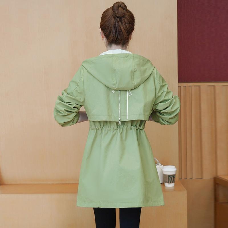 2021 New Autumn Women Jacket Casual Basic Coat Pocket Zipper Jackets Long Sleeve Female Windbreaker Loose Hooded Outwear