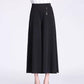 Summer Mother Loose Large Size Wide-leg Pants Cool and Thin Middle-aged and Elderly Culottes Elastic High-waist Wide-leg Women's Pants